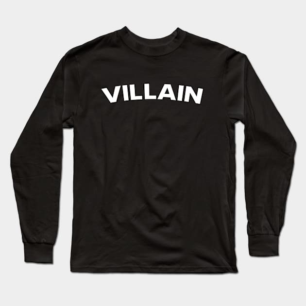 VILLAIN Long Sleeve T-Shirt by WXRD